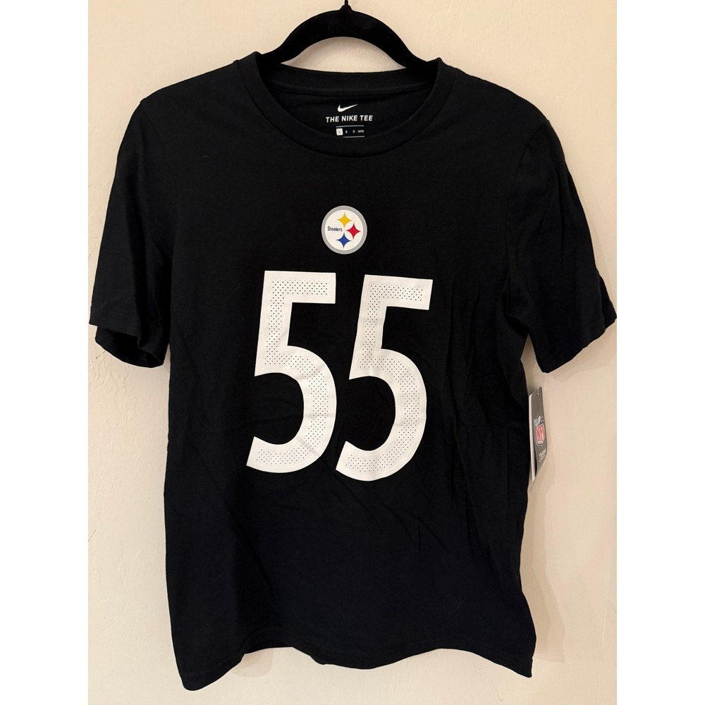 YOUTH Nike Pittsburgh Steelers Devin Bush #55 T-Shirt Size Large (14/16)NWT